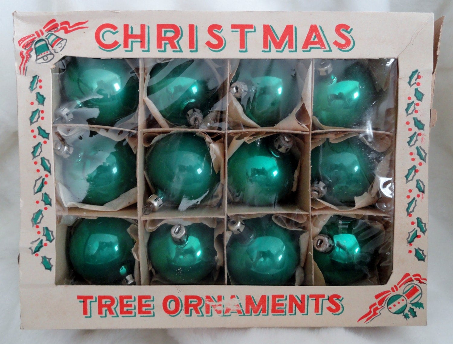 vintage christmas tree glass ornaments from poland in original vintage christmas tree glass ornaments from poland in original