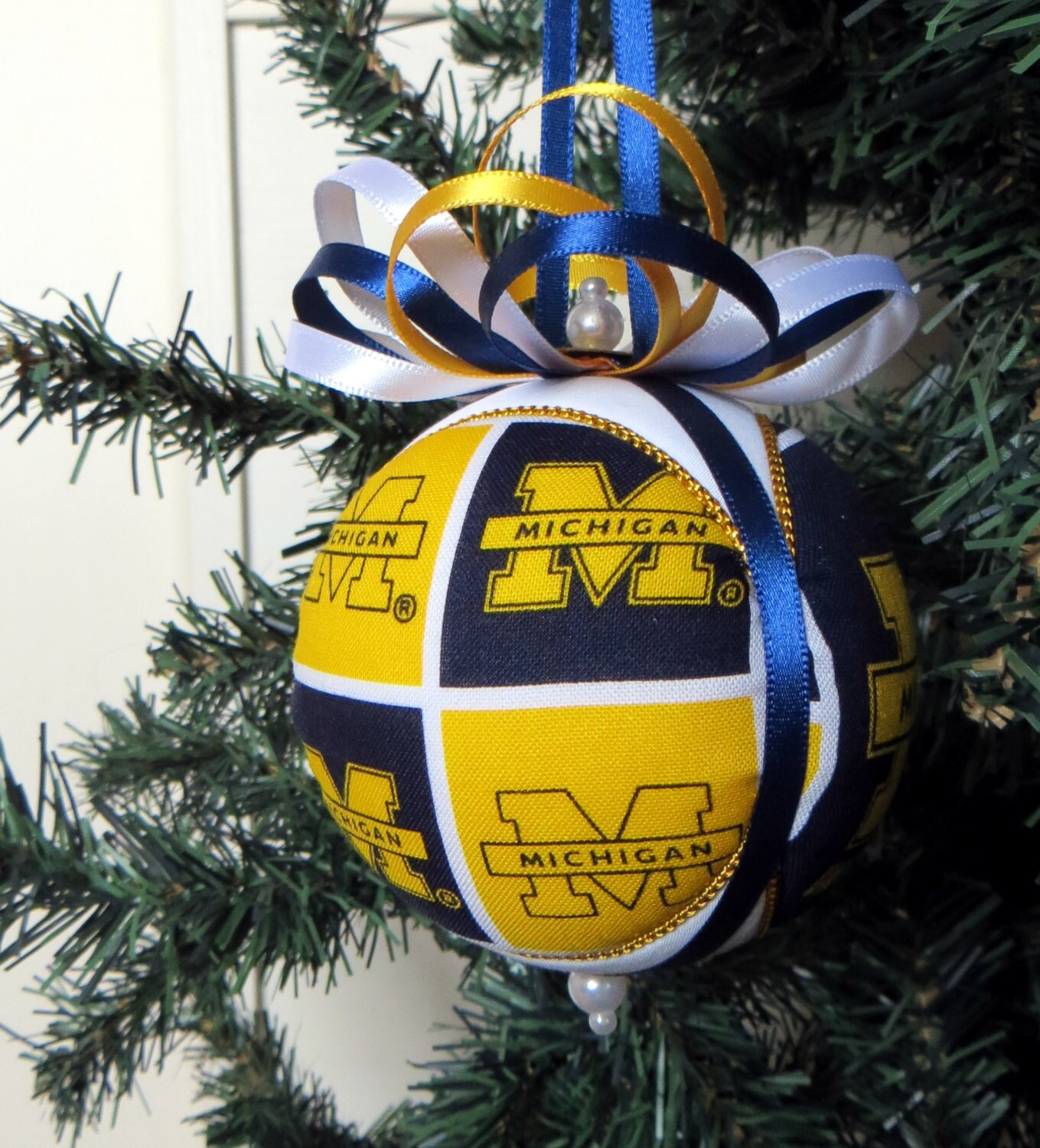University Of Michigan Christmas Ornaments 