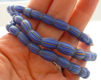 Vintage venetian trade beads 10-13mm 1/2 strand