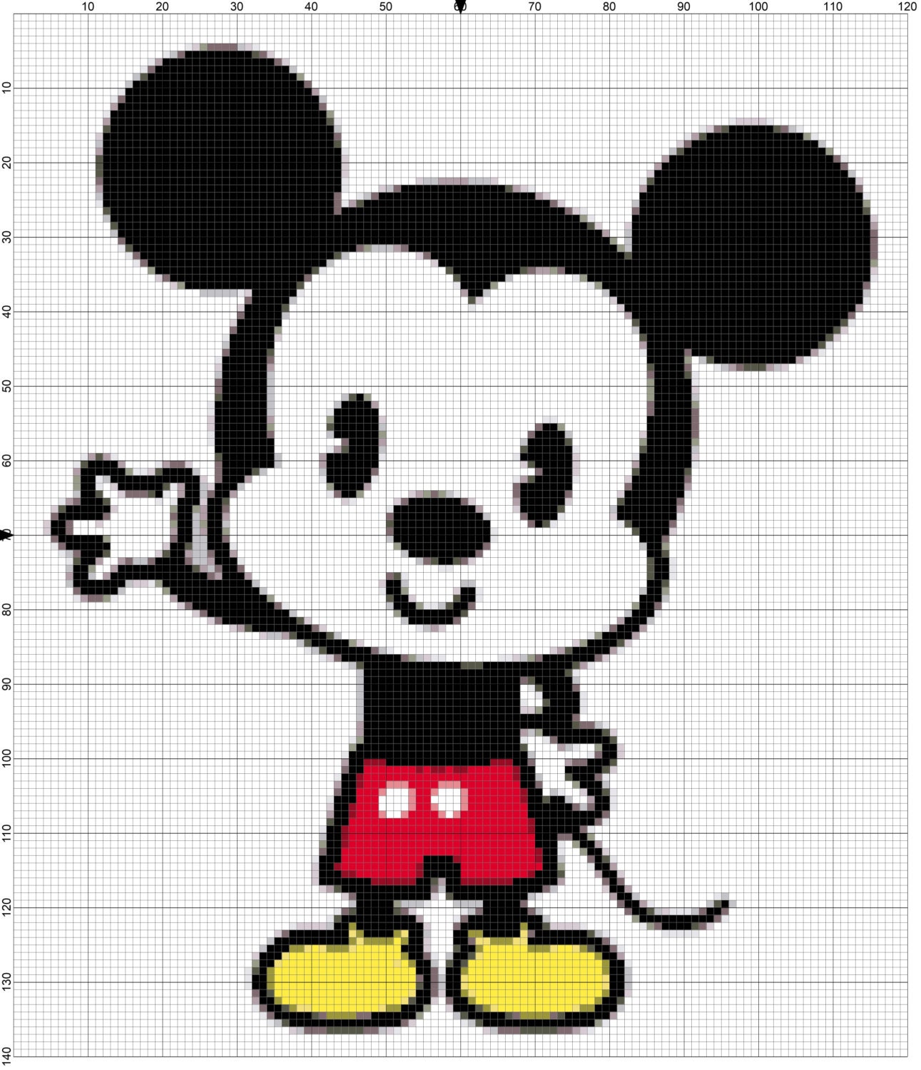 25% Discount of Mickey Mouse cross stitch pattern by ArtesShop