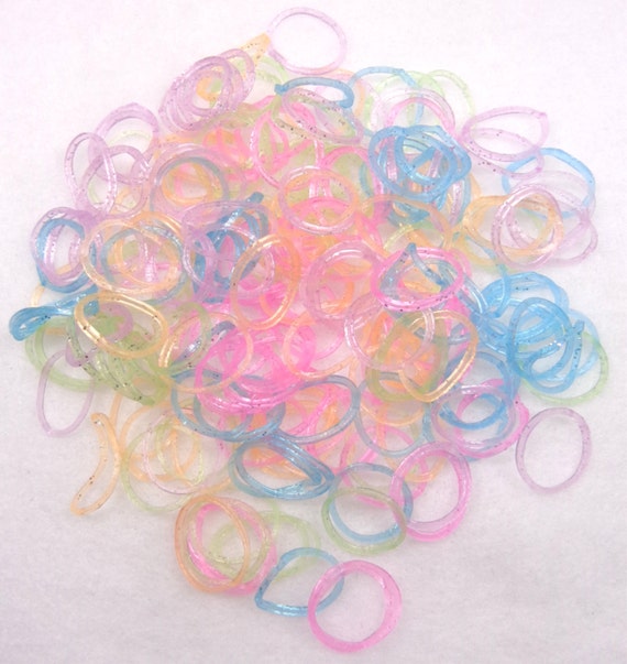 rainbow loom bands 100 bright pastel glitter mix by rainbow loom bands 100 bright pastel glitter mix by