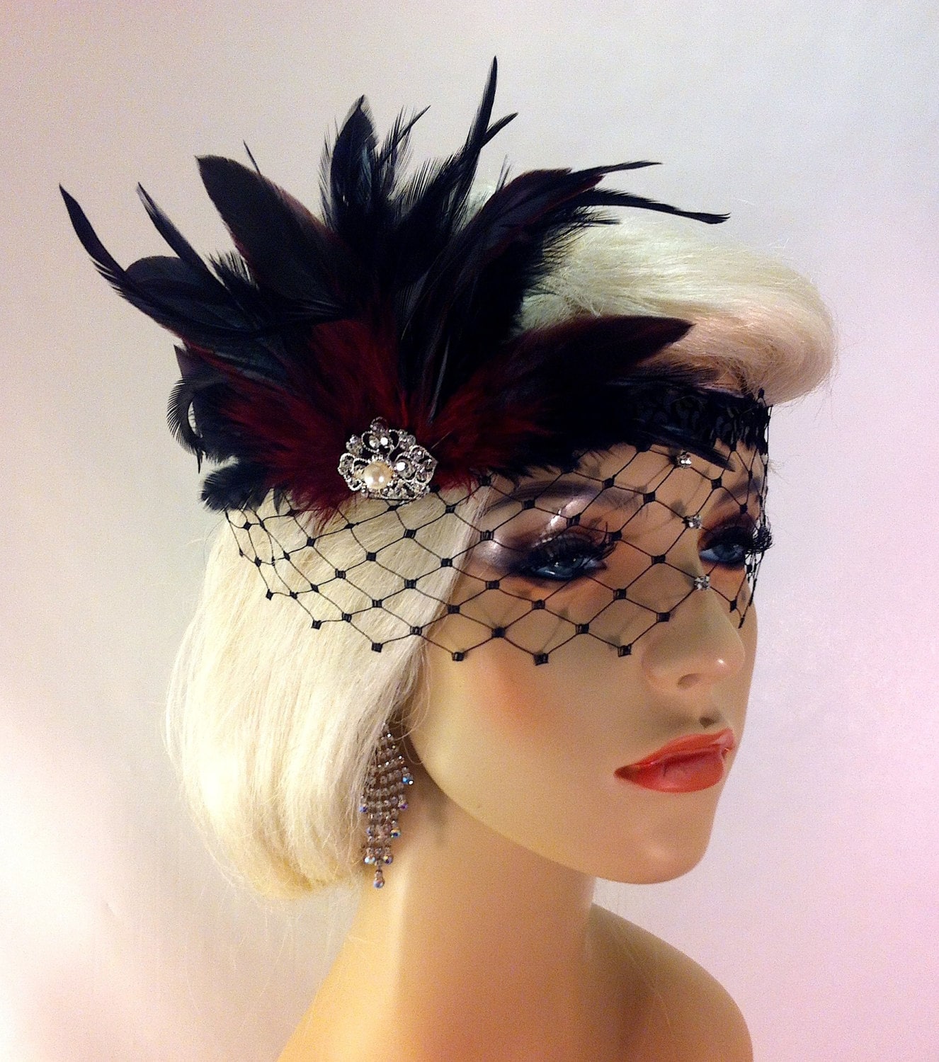 Great Gatsby Headband Flapper Headband Downton Abbey
