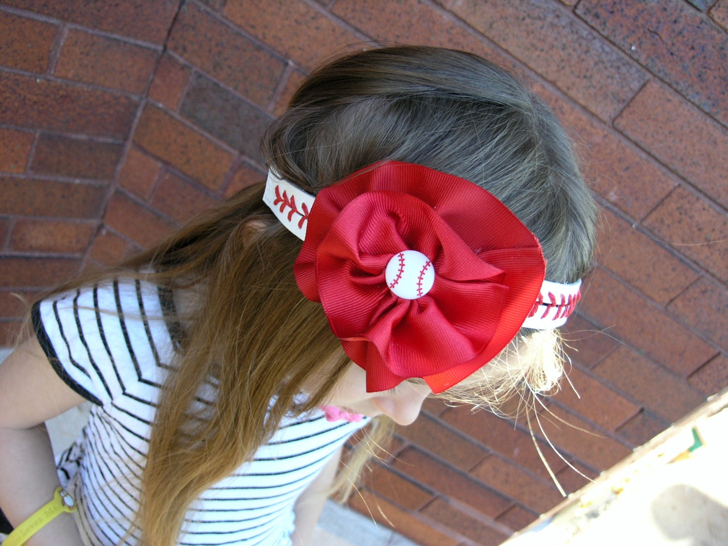 Baseball Headband Baseball Hair Clip St. Louis