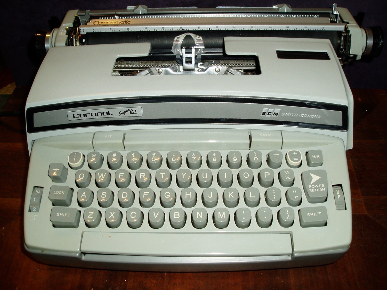 Smith Corona Coronet Super 12 Electric Typewriter – oldschooltypers