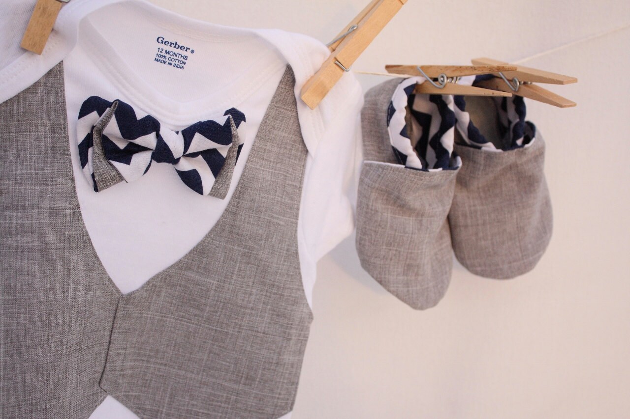 bow tie shirt Baby boy shirt Baby boy photo prop Blue and