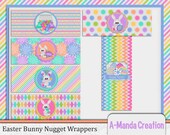 Easter Bunny Printable Nugget Wrappers Il_170x135