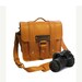 10" Sunrise Napa Safari Leather Camera Bag -