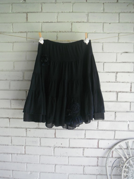 Black Broom Skirt African Teens