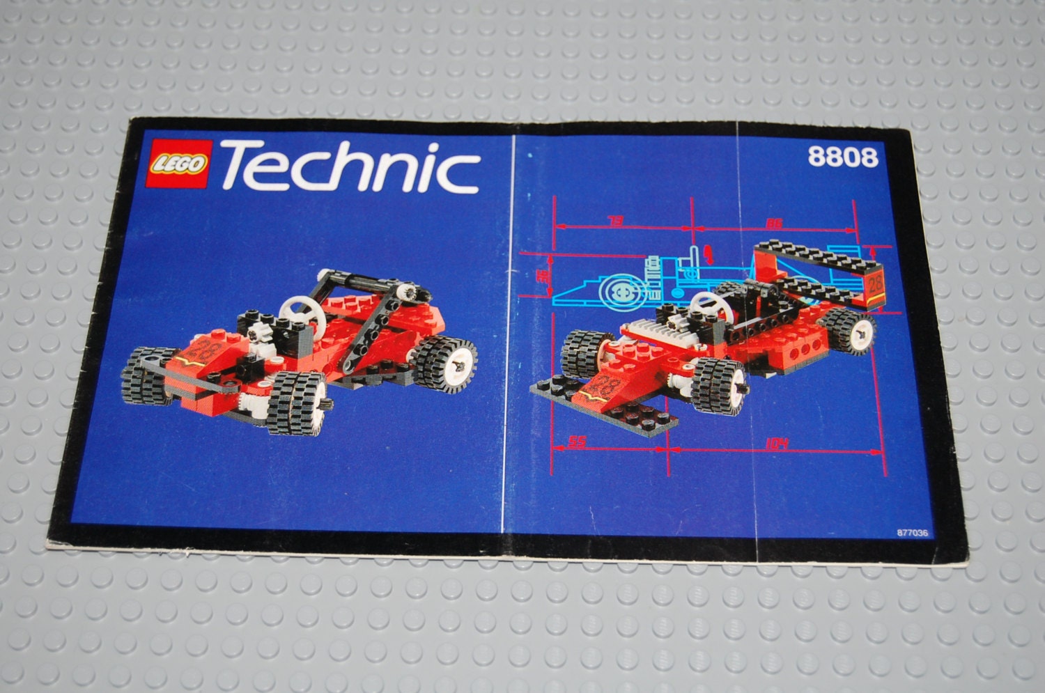 Vintage Lego instruction book for set 8808 Technic by ...