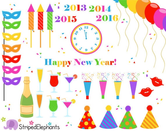 new years eve party clipart free - photo #48