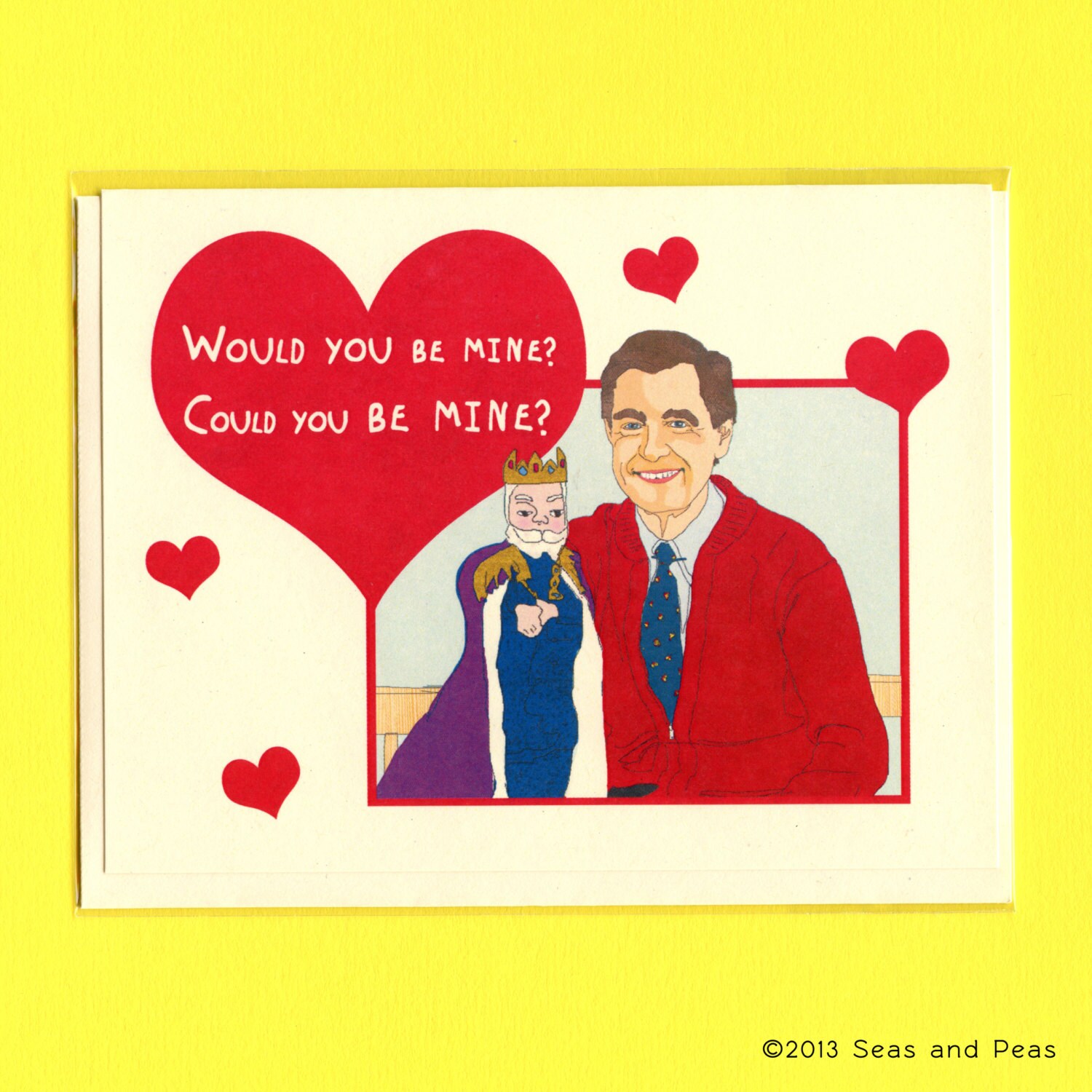 MISTER ROGERS I Love You Card Mister Rogers Card Mister