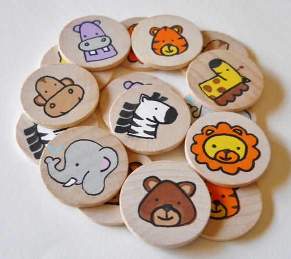 Memory Game Zoo Animals Going to the Zoo Memory by 2HeartsDesire