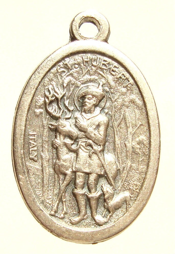 Patron Saint HUBERT Saint of HUNTERS & the Deer by CherishedSaints
