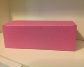 Pink Bakery Box - 9" x 5.25" x 3" - Medium/Large size Easy folding Bridesmaids box gift Wedding cake box Il_170x135