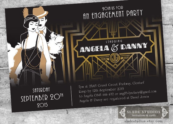 Great Gatsby Party Invitations 8