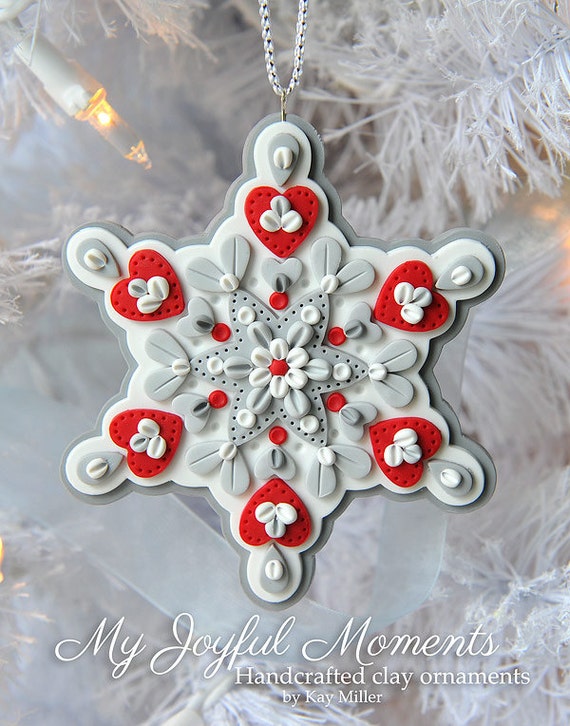 Handcrafted Polymer Clay Ornament