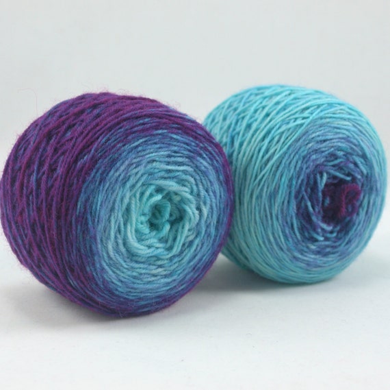 baby cakes ombre gradient sock yarn hand dyed fingering