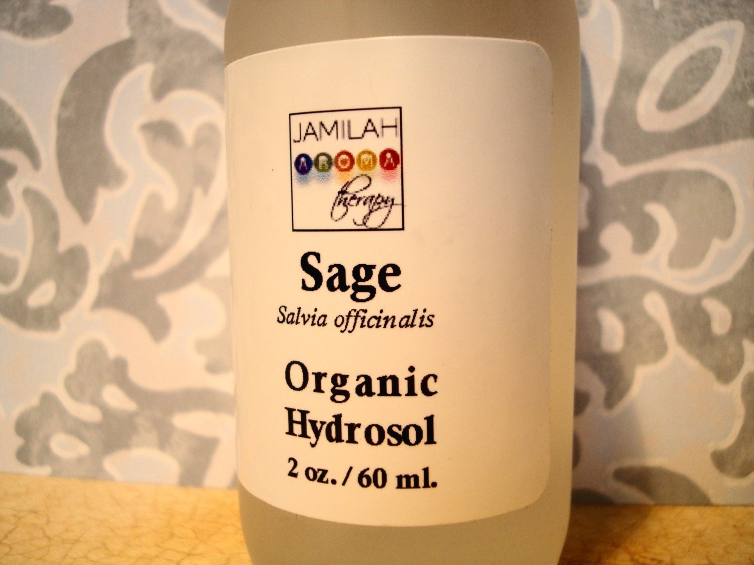 Organic Sage Hydrosol Herbaceous Aroma Skin Rejuvenator