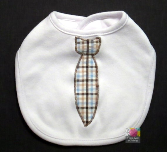 Items similar to Necktie Baby Bib, Tie Baby Bib, Soft Baby Bib, Tie Bib