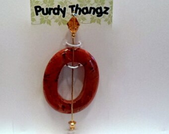 MGS-151 Brecciated Jasper Shawl Pin
