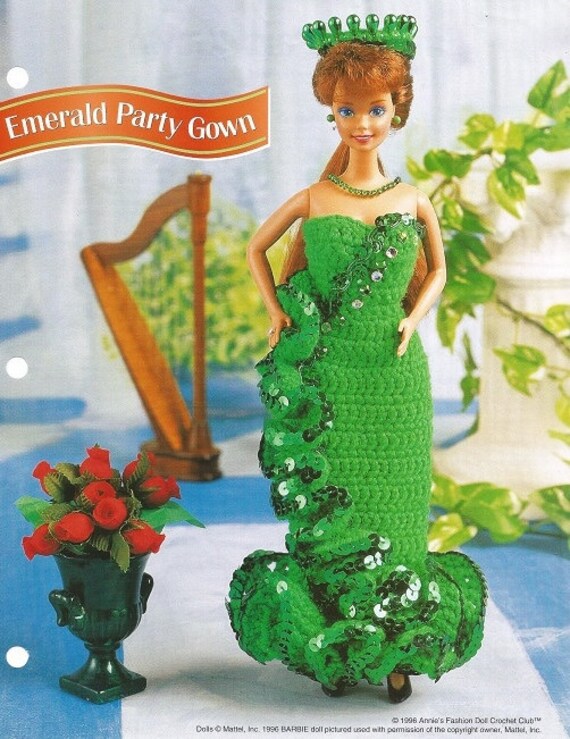 Crochet Pattern Crochet Barbie Doll Clothes Pattern