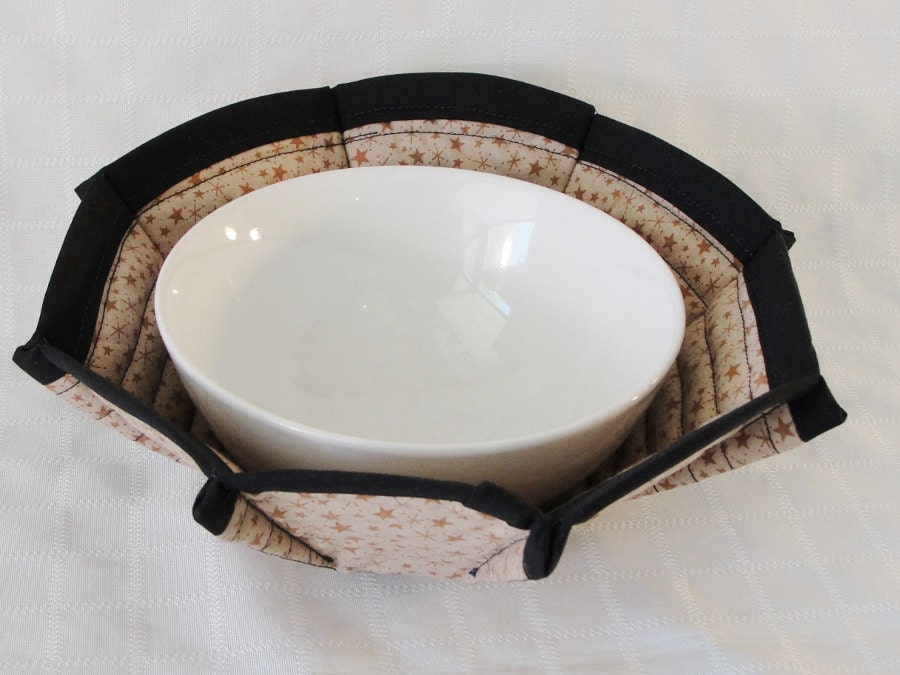 Bowl Cozy Souper Bowl Pot Holder Quilted Bowl Cozy for