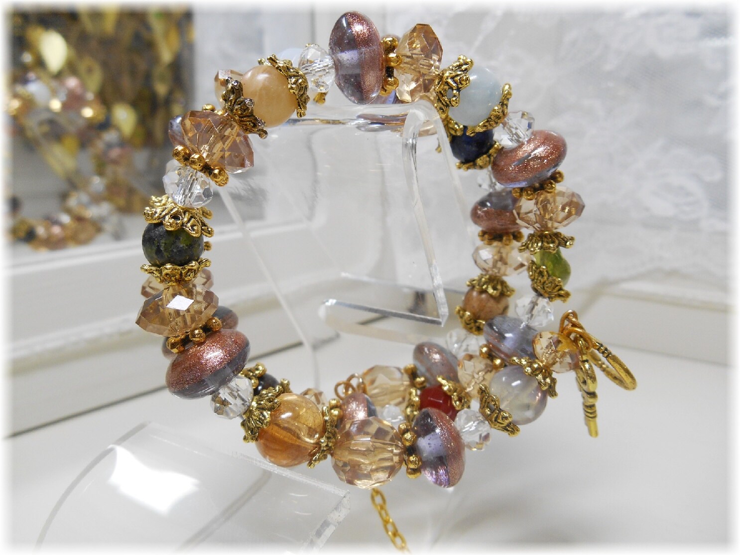 Stylish gemstones of the bible bracelet