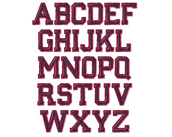 Varsity Font Machine Embroidery Designs-INSTANT DOWNLOAD