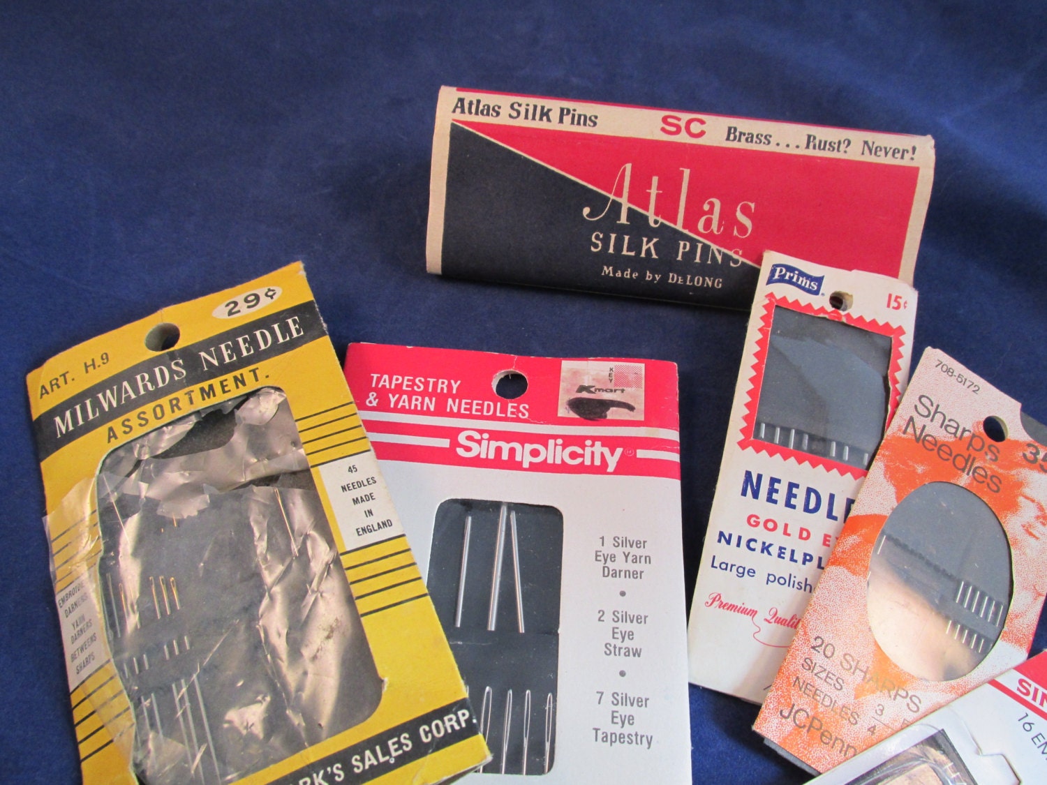 Sewing Needles Pins Crafts Prims Sharp Singer Simplicity