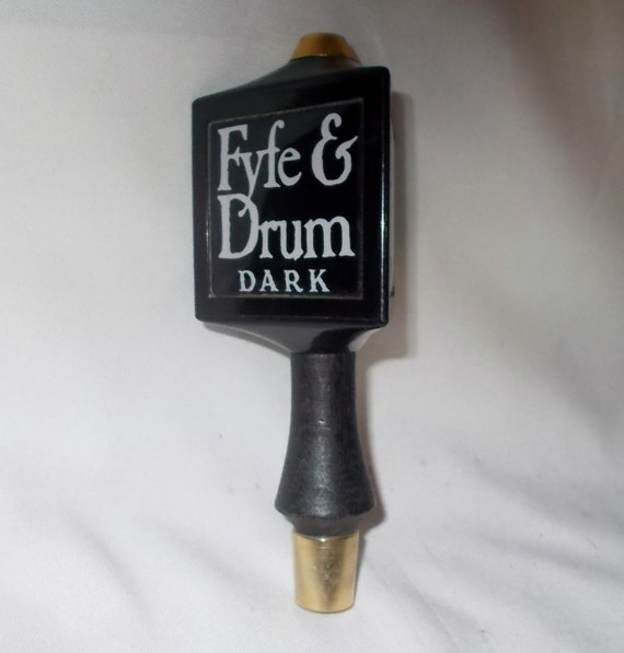 Fife Drum Dark Beer Tap Vintage Genesee High Falls Brewing