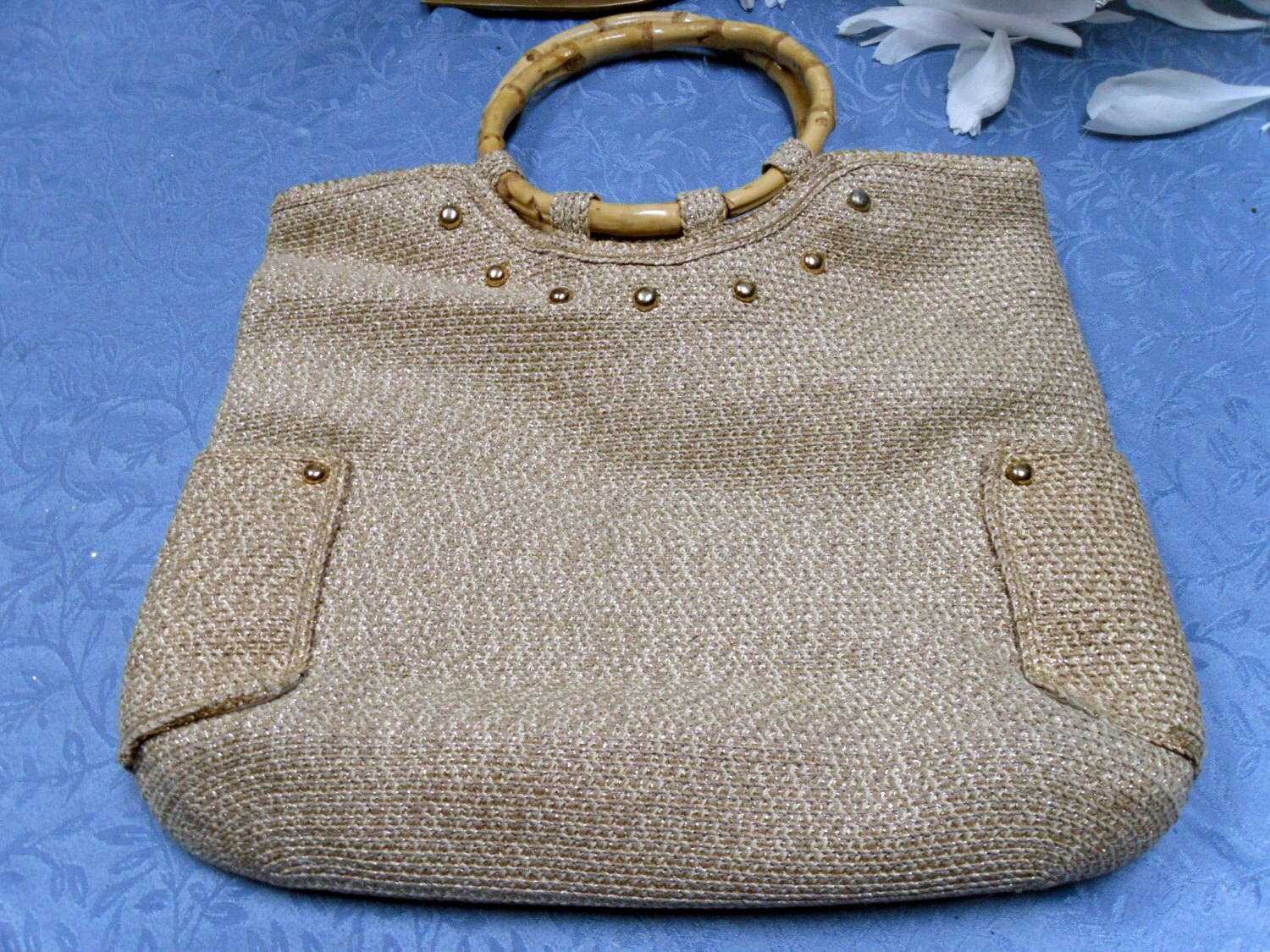 vintage gold purse