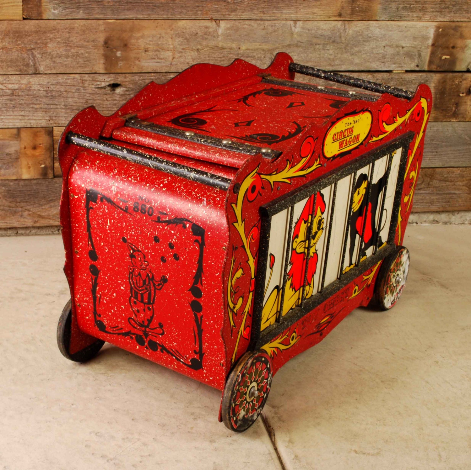 wagon toy chest