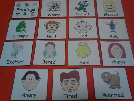 Feelings Felt Board Pieces Emotions Preschool Learning