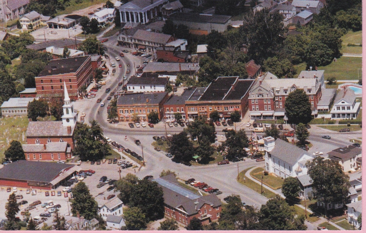 Ca. 1960s Downtown in Brandon Vermont