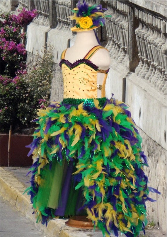 Mardi Gras Costume Mardi Gras Pageant by threadedcreations