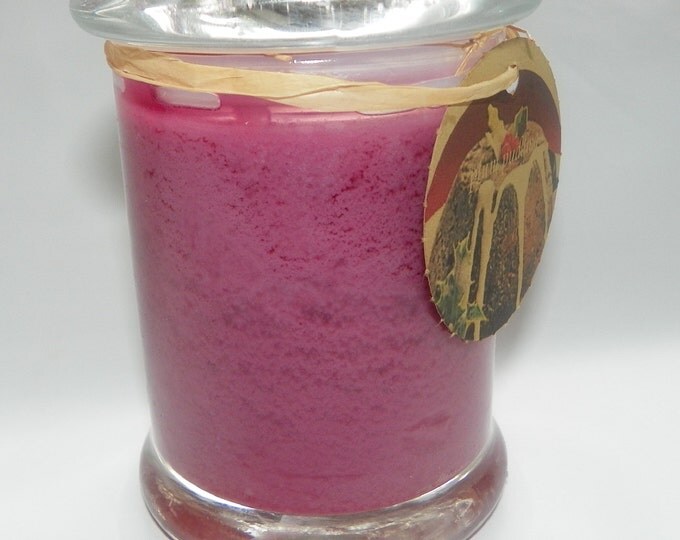 Plum pudding soy candle
