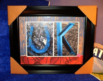 UK University of Kentucky Wildcats Photo Statement Framed Print