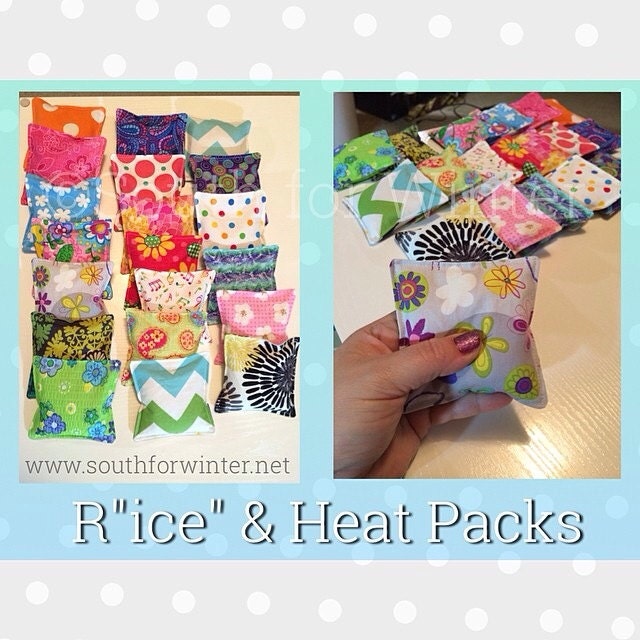 Miniature Rice and Heat Packs