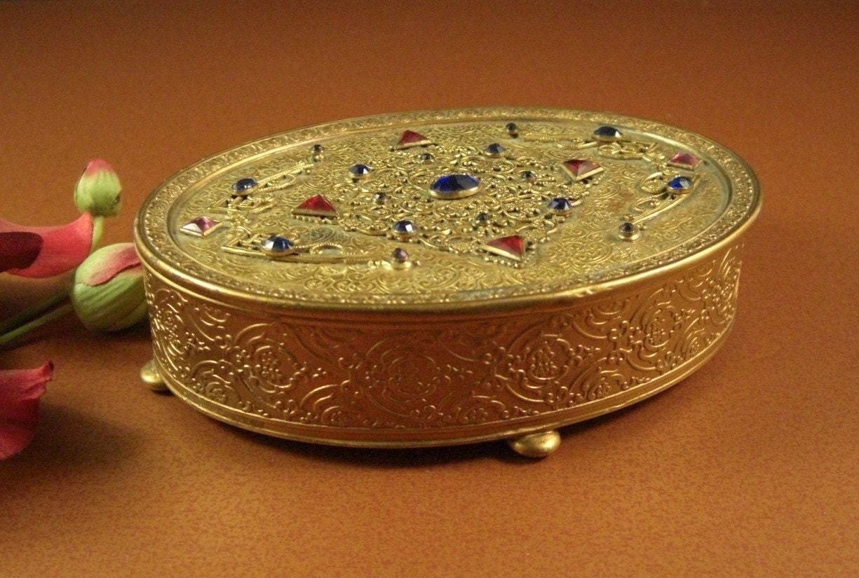 Apollo Studios Jeweled Trinket Jewelry Box By Successionary