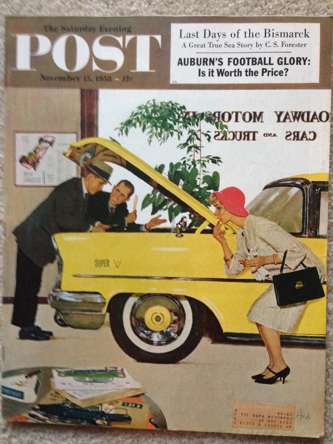 The Saturday Evening Post Magazine November 15 1958