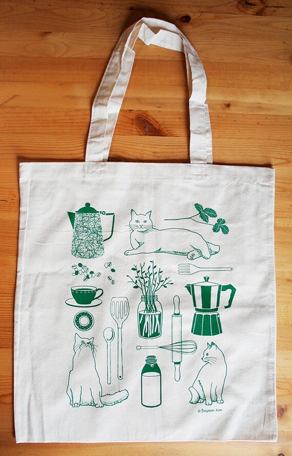 Items similar to Kitchen Tote Bag on Etsy