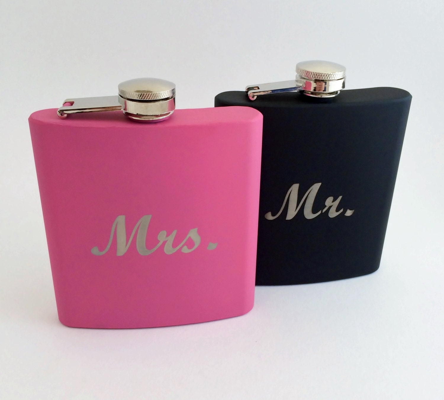 Mr and Mrs Flask Set Flasks for Fun Occasions