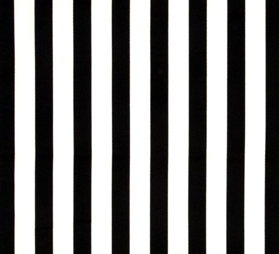 FABRICBlack and White Striped Fabric by the YardQuilt