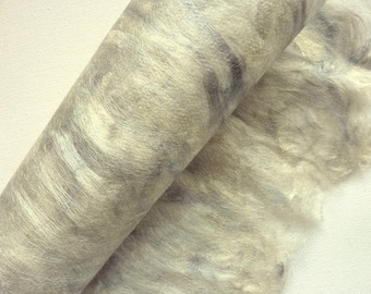 Silver Craft paper. Decorative Paper for Mixed Media. Hand made silk paper. Made in Australia