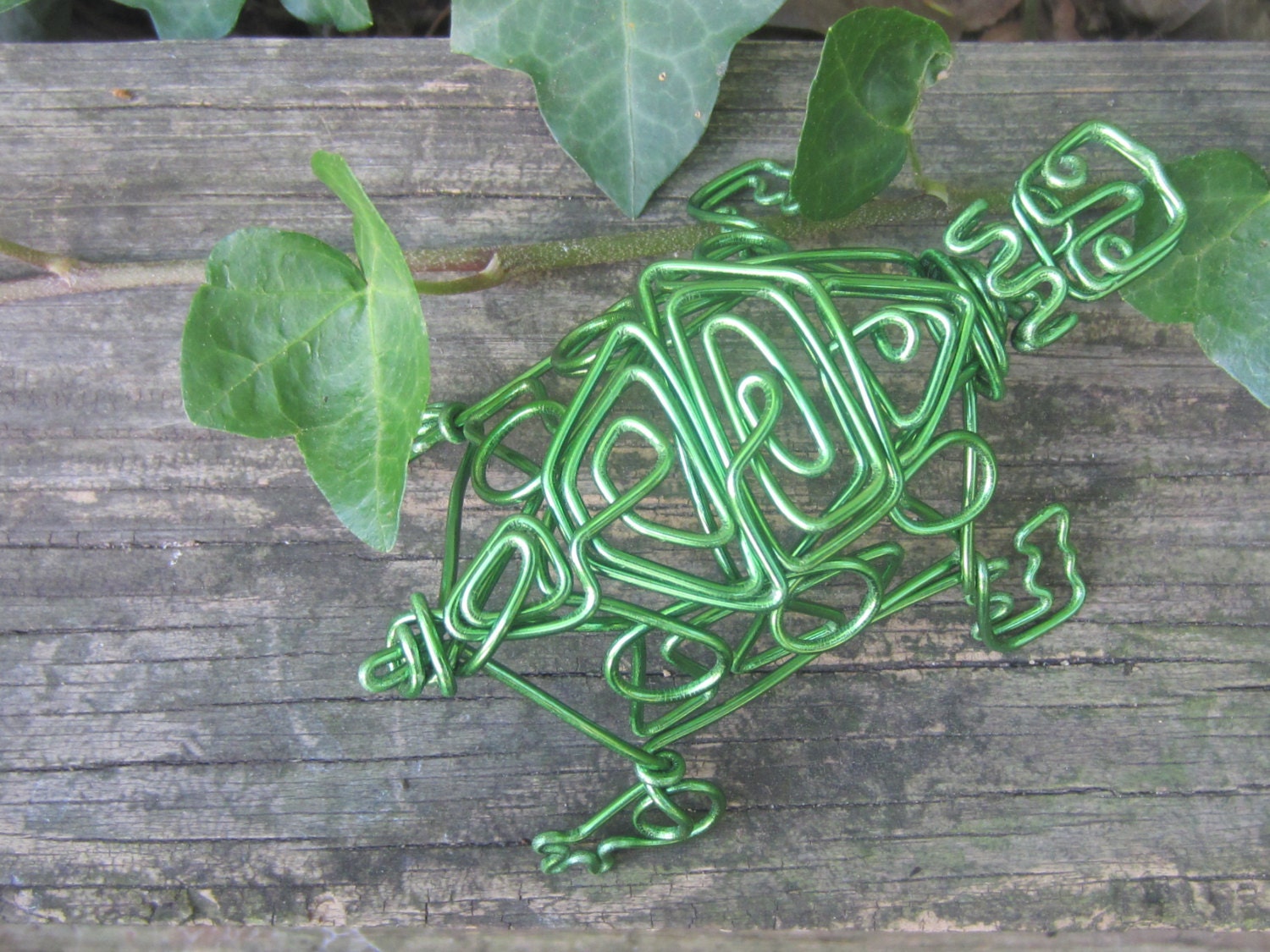 Wire Sculpture Turtle