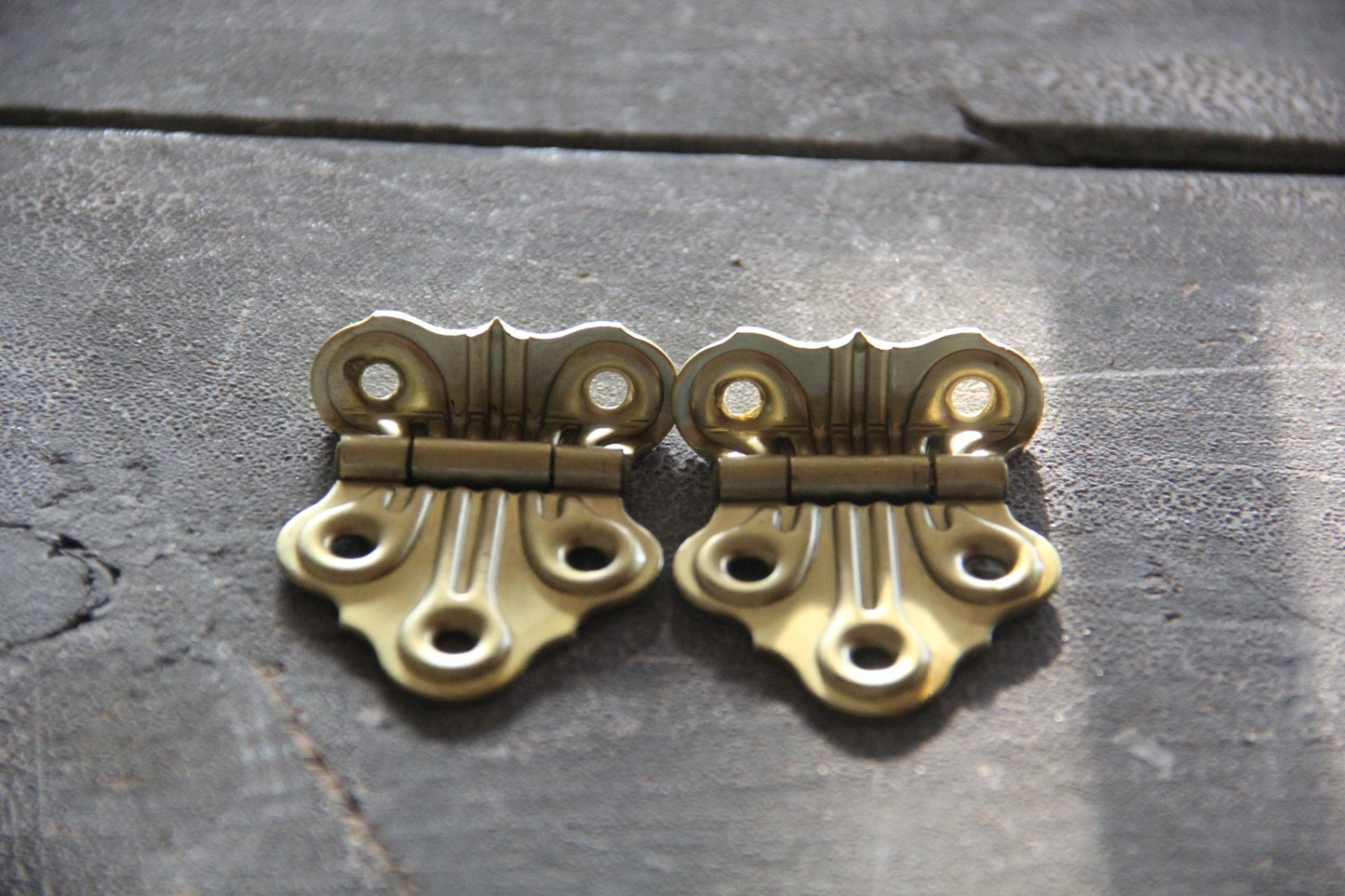 pair brass national hinges trunk hinge hardware