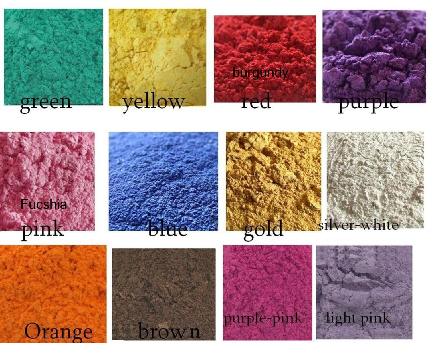 Mica Powder Soap Dye Soap Colorant Powder Pigment Cosmetic