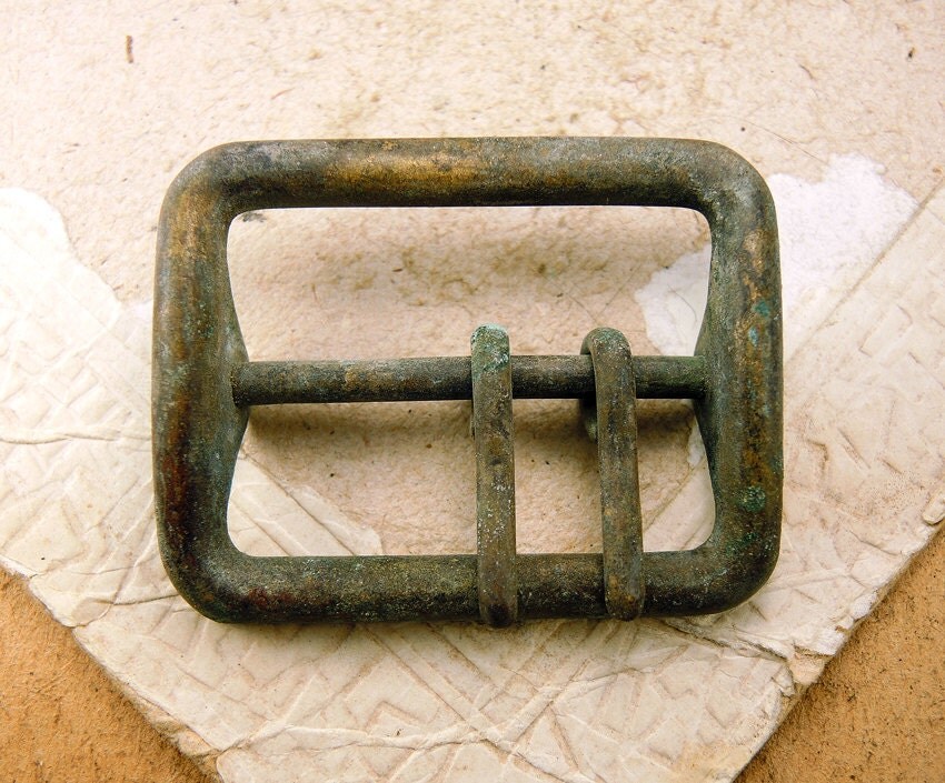 Antique Brass Buckle a74 Haute Juice