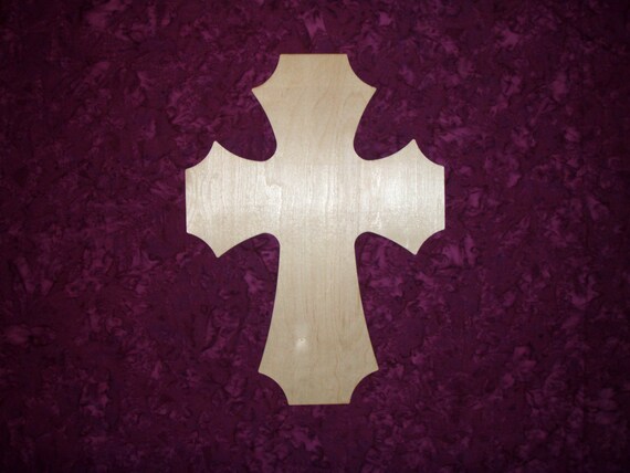 Unfinished Wooden Cross Crafts