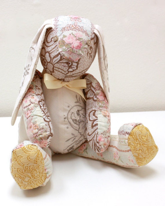 Personalized Memory Bunny Custom Stuffed Rabbit Berevement